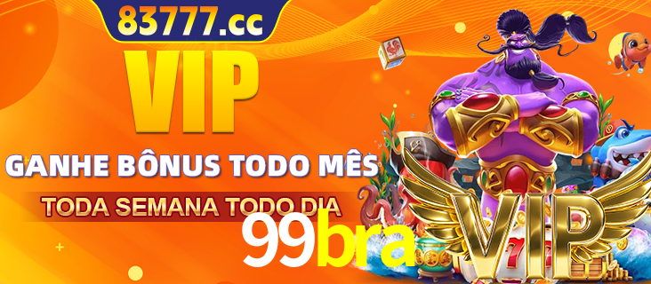 Banner promocional do 99bra oferecendo 100% de recompensas adicionais contínuas para quem fizer o login diário (Daily sign-in), com um mascote de coelho.
