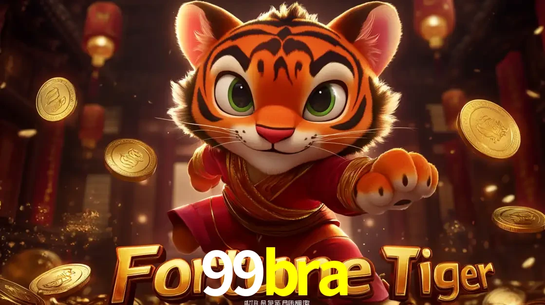 O carismático mascote do jogo de slot Fortune Tiger, um tigre fofo em pose de artes marciais, pronto para trazer sorte e multiplicadores de ganhos no cassino online 99bra.